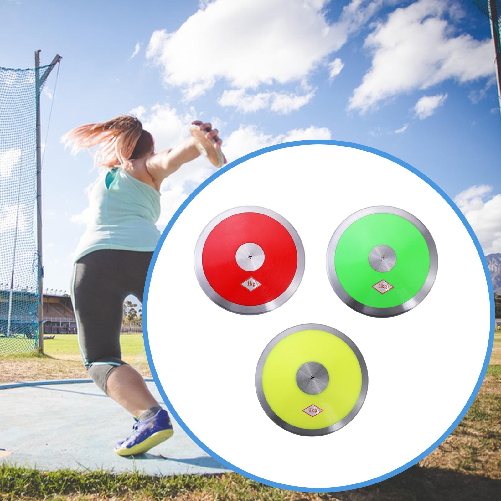 Discus Throw Training - 초보자용 스포츠 훈련용 1kg 나일론 던지기