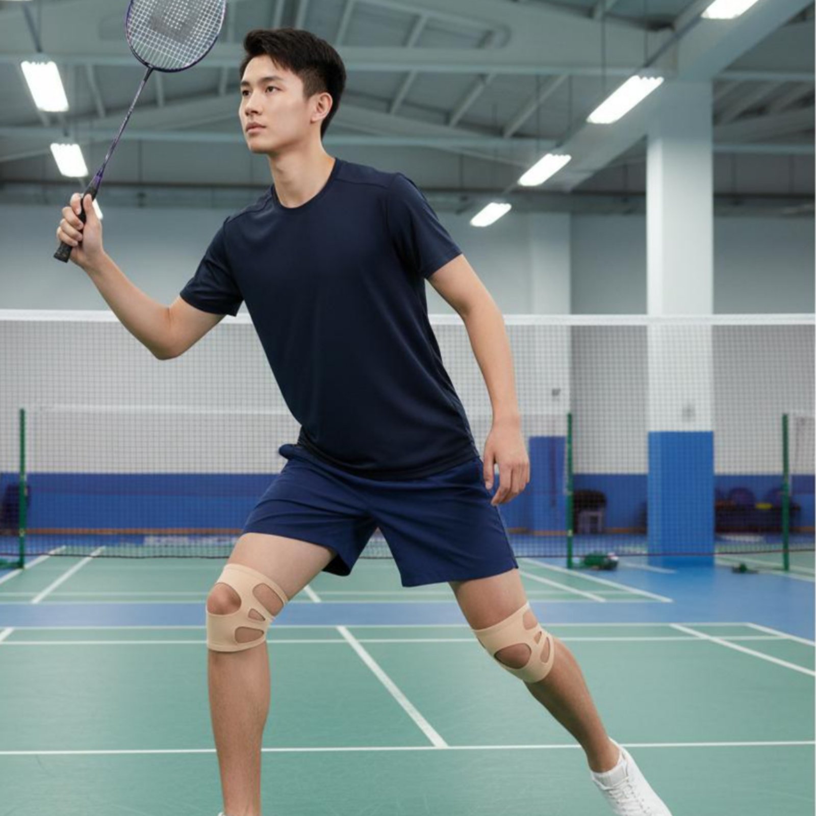 Sports Equipment Knee Support - 실리콘 무릎 보호대 연중 착용 가능