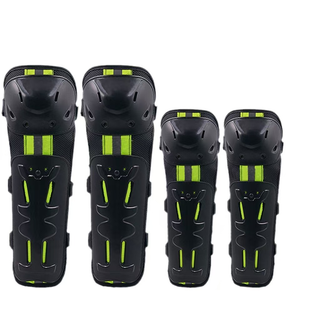 Sports Equipment Knee Support - 녹색 빨간색 오토바이 무릎 보호대 및