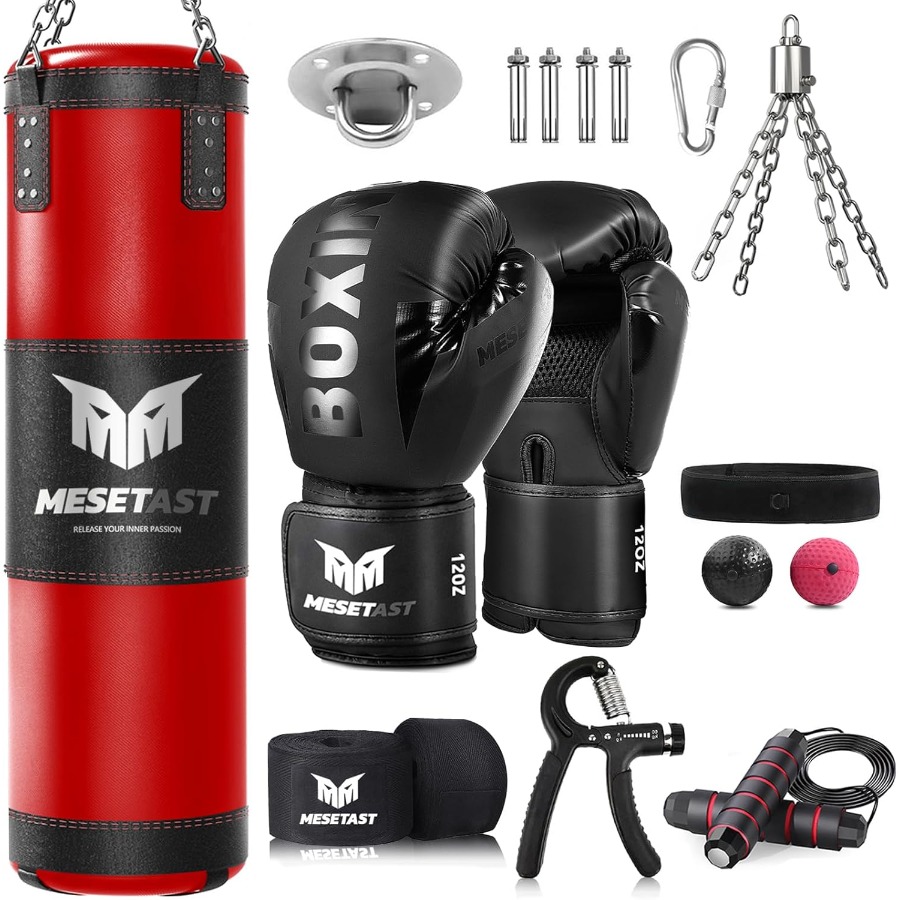 Boxing Glove Set - 성인용 4피트 헤비 펀칭 백 세트