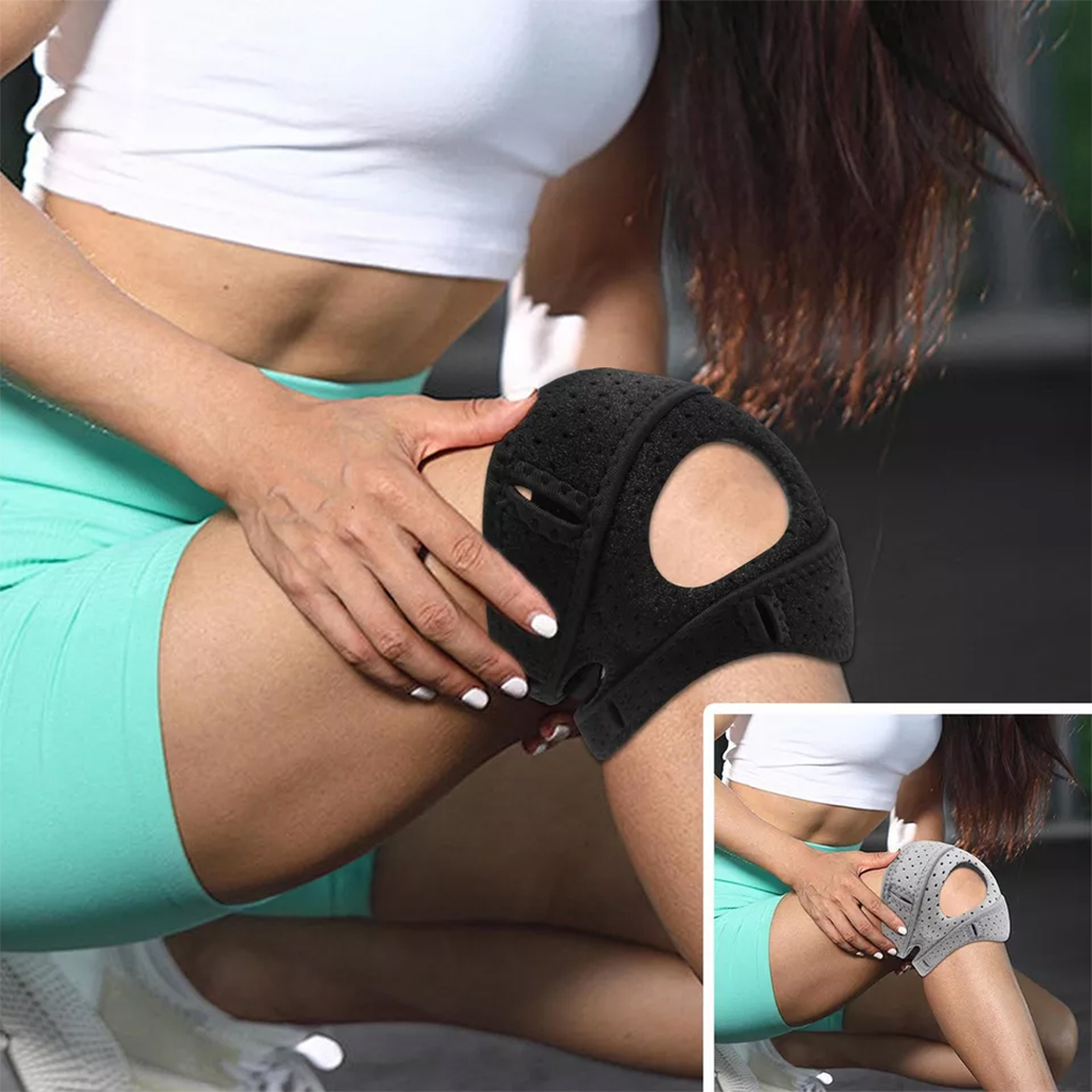 Sports Equipment Knee Support - 무릎 보호대 PA 소재 실리콘 링
