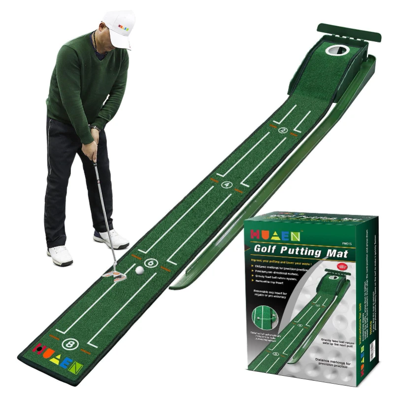 Golf Putting Mat - 미니 골프 그린 퍼터 매트 휴대용
