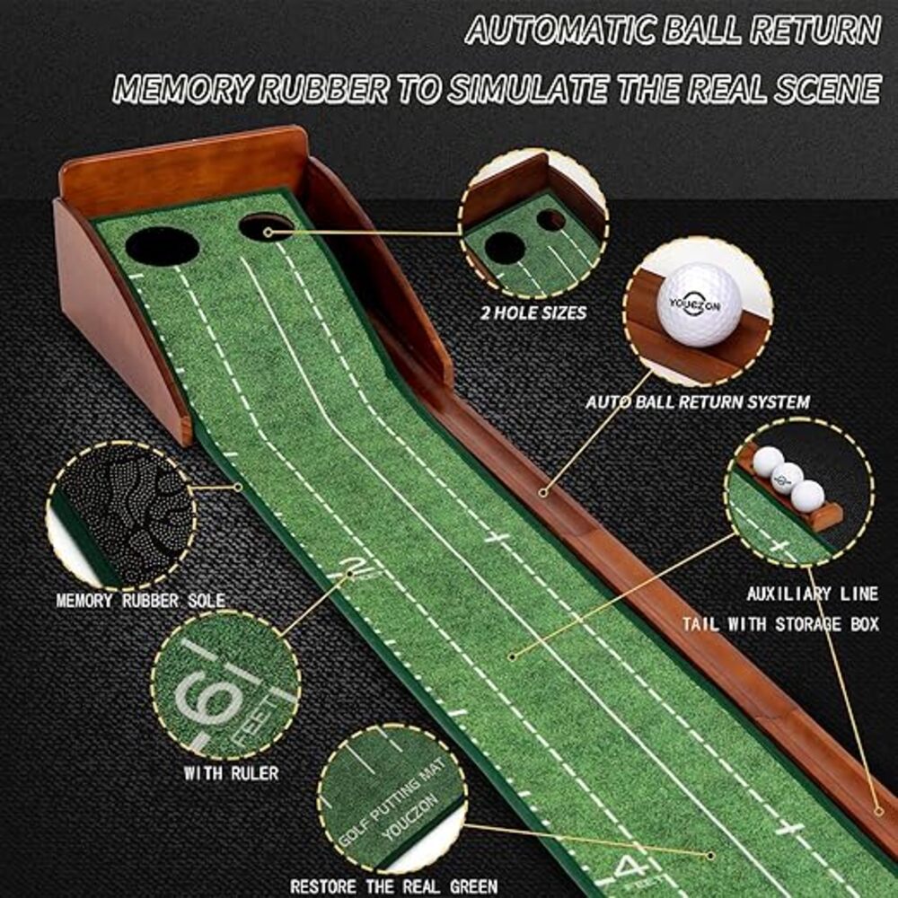 골프 탈부착식 퍼터 연습 실내 사무실 가정 야외 정원  - Golf Putting Mat 리뷰 및 가격