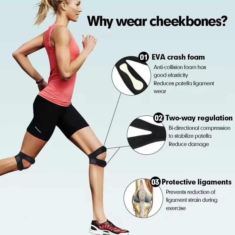 1PC 무릎 보호 피트니스 장비 - 운동 및 스포츠 회 - Sports Equipment Knee Support 리뷰 및 가격