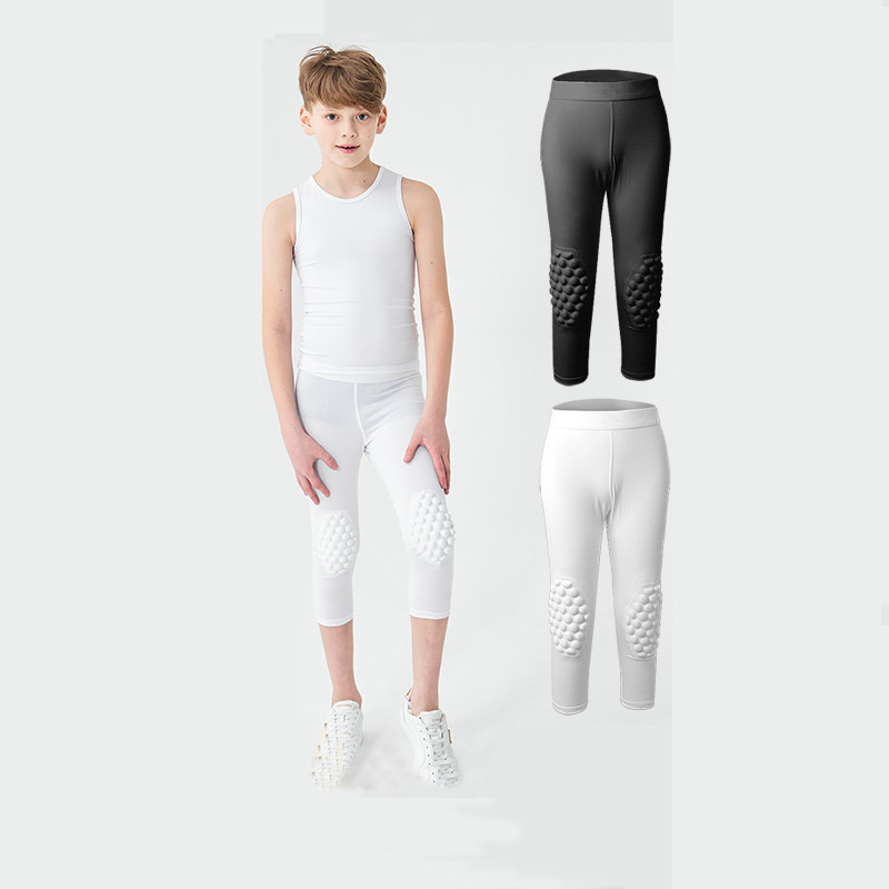어린이 스포츠 충돌 방지 바지 압축 무릎 보호대 3/4 - Sports Equipment For Kindergarten 리뷰 및 가격