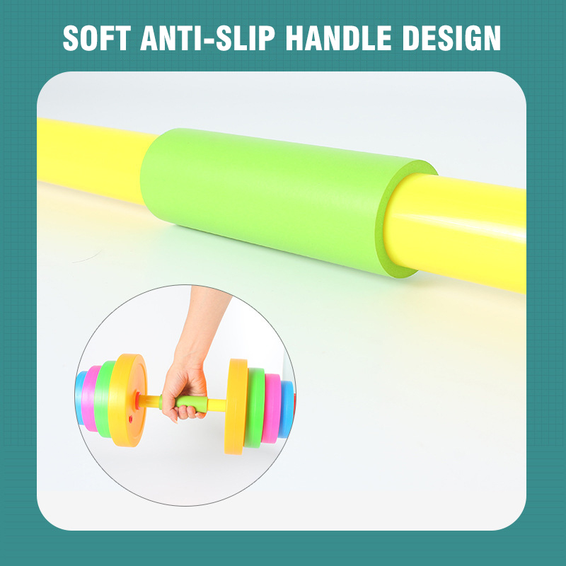 어린이용 조절식 덤벨 바벨 장난감 피트니스 장비 세트  - Sports Equipment For Kindergarten 리뷰 및 가격