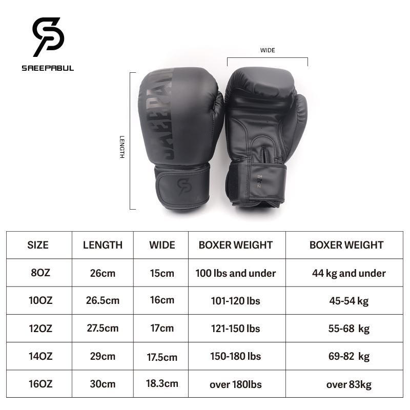 권투 장갑 8 10 12 14 16OZ 무에타이 Gua - Boxing Glove Set 리뷰 및 가격