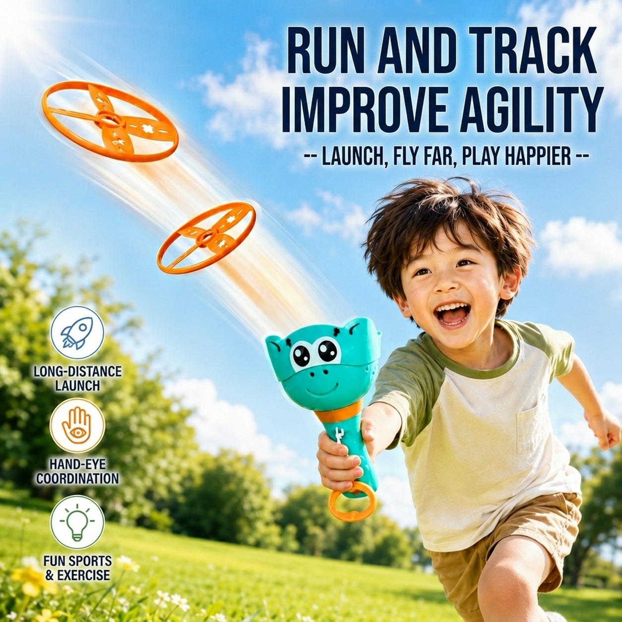Mquduo 플라잉 디스크 새총 발사기 장난감, 어린이 - Sports Equipment For Kindergarten 리뷰 및 가격