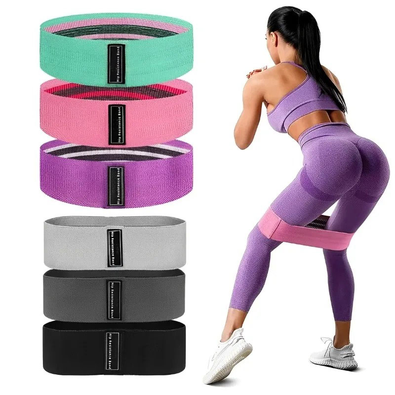 3개 세트 패브릭 저항 힙 부티 밴드, 엉덩이 허벅지  - Sports Equipment Club 리뷰 및 가격