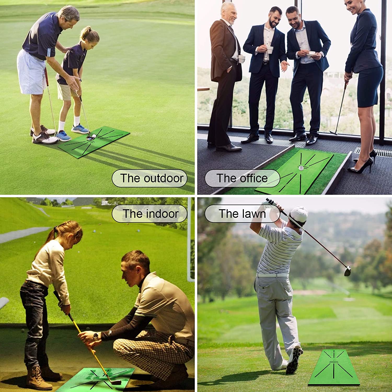 골프 훈련 매트 스윙 트랙 연습 마킹 패드, 타격 공  - Golf Putting Mat 리뷰 및 가격