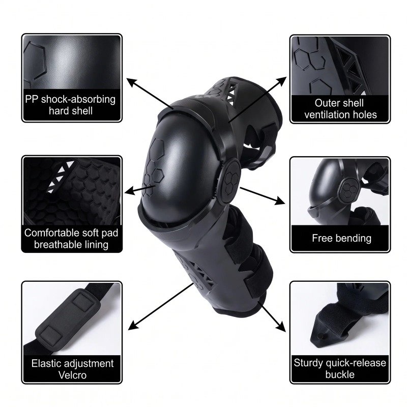라이딩 무릎 보호대 오토바이 투어링 사이클링 야외 스포 - Sports Equipment Knee Support 리뷰 및 가격