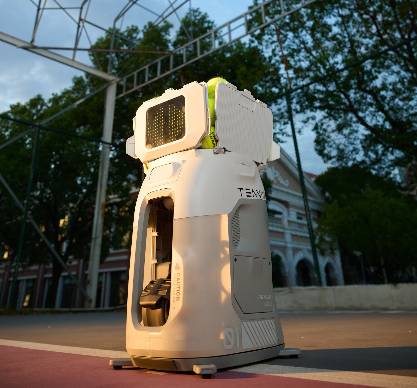 전문 테니스 볼 머신 AI 코치 음성 제어 훈련 휴대용 - Sports Equipment For Tennis 리뷰 및 가격